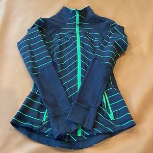 Lululemon Define Jacket! Blue and green, size 4!